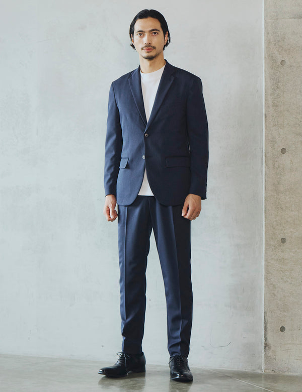 後ろゴムテーパードパンツ #4322